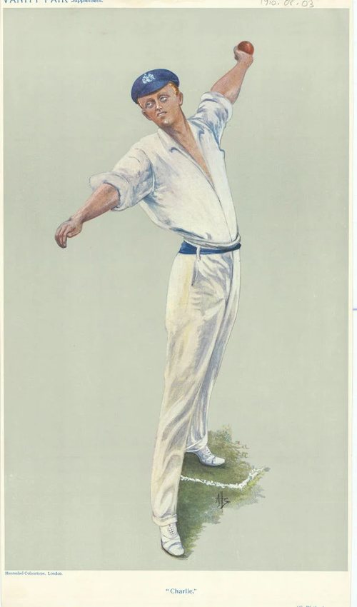 Cricketer trading card: Blythe