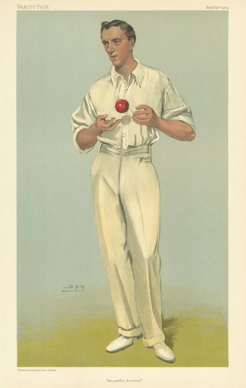 Cricketer trading card: Bosanquet (2)