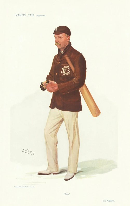 Cricketer trading card: Hayward