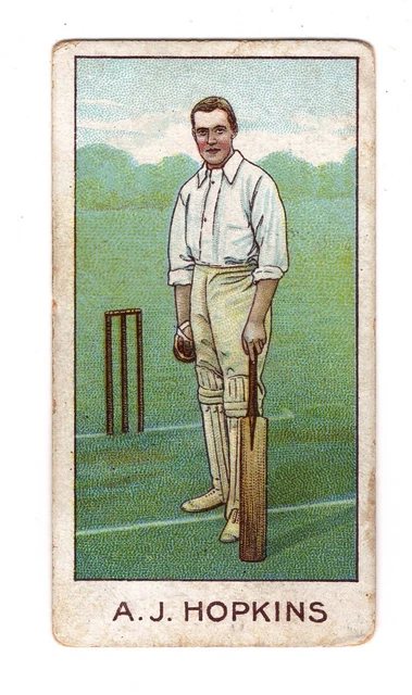 Cricketer trading card: Hopkins