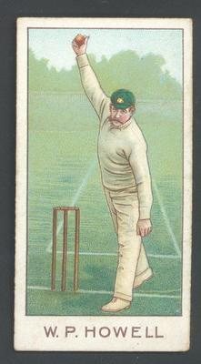 Cricketer trading card: Howell