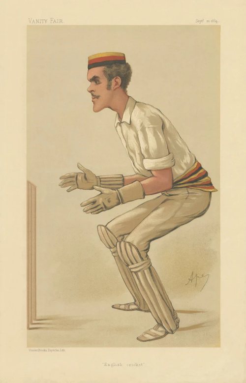 Cricketer trading card: Lyttelton