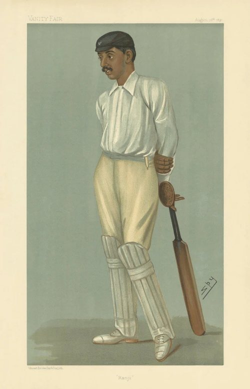 Cricketer trading card: Ranjit (2)