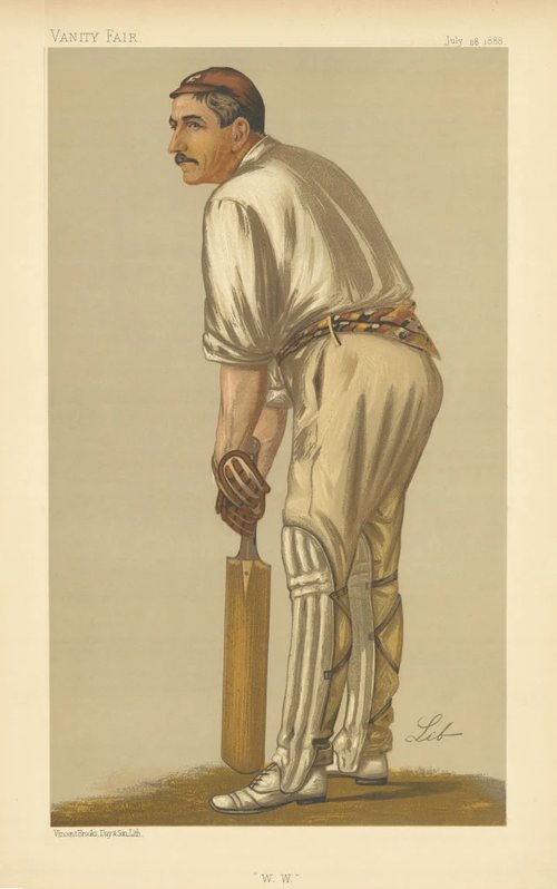 Cricketer trading card: Read